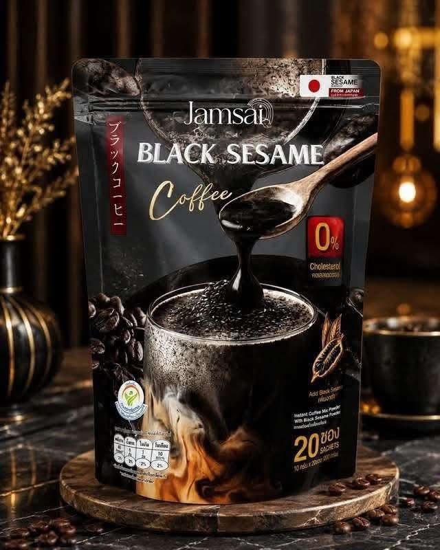 Jamsai Black Sesame Coffee (4)